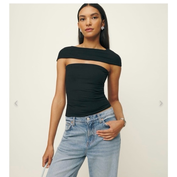 NWT Reformation Carmina Knot Top - Picture 1 of 5